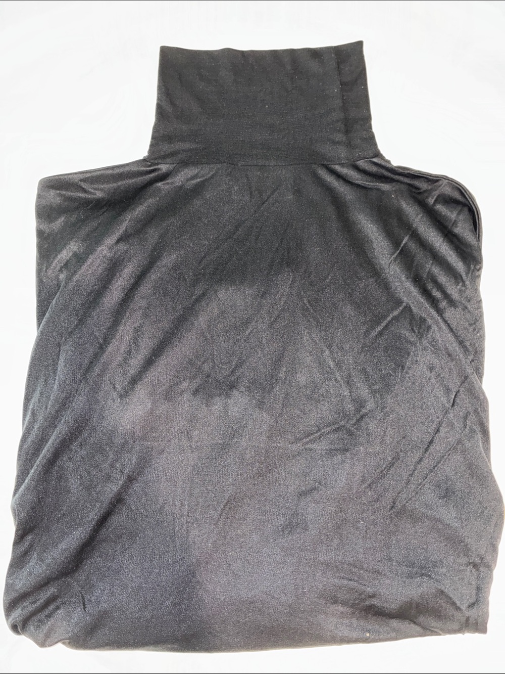 SPORT SILKS NWOT Men's Black 100% Pure Chinese Imperial Silk Turtleneck Size XL. - Picture 3 of 9
